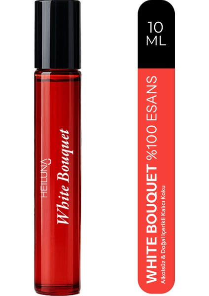 White Bouquet Roll On Kadın Parfüm | Alkolsüz & Doğal İçerikli Unisex Kalıcı Koku