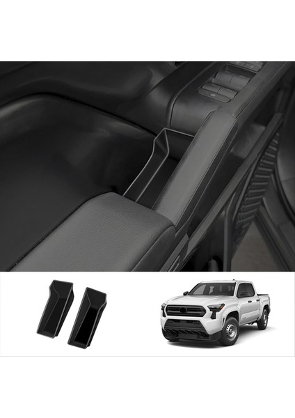 Toyota Tacoma 2024 Için Araç Ön Kapı Kolu Saklama Kutusu Tepsisi (Yurt Dışından) indirimleri