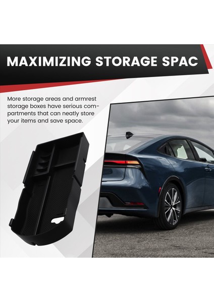 Toyota Prius 12-15 Için Iç Orta Konsol Kol Dayanağı Saklama Kutusu (Yurt Dışından) indirimleri