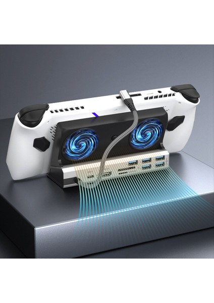 Rog Ally Game Dock Konsol Hub 4K 60Hz USB C Yerleştirme Istasyonu (B) Için (Yurt Dışından) modelleri