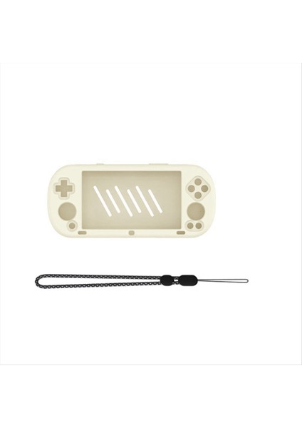 Oyun Konsolu Silikon Kılıf Düşmeye Dayanıklı Darbeye Dayanıklı Kılıf Krem Beyazı (Yurt Dışından)