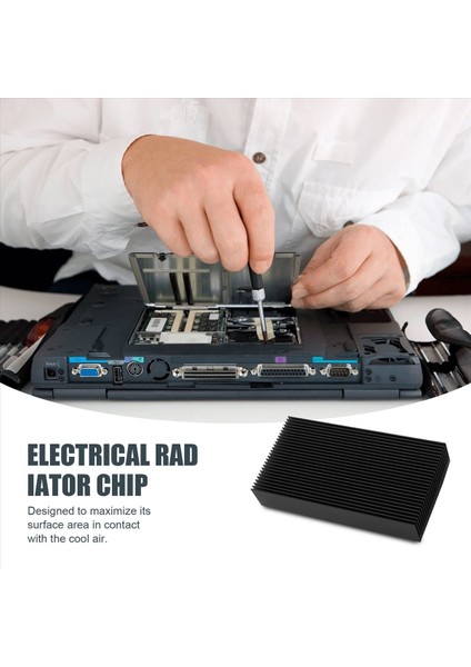 Dayanıklı Gümüş Alüminyum Radyasyonlu Fin Soğutma Soğutucu 80X27X150MM (Yurt Dışından) fırsatları