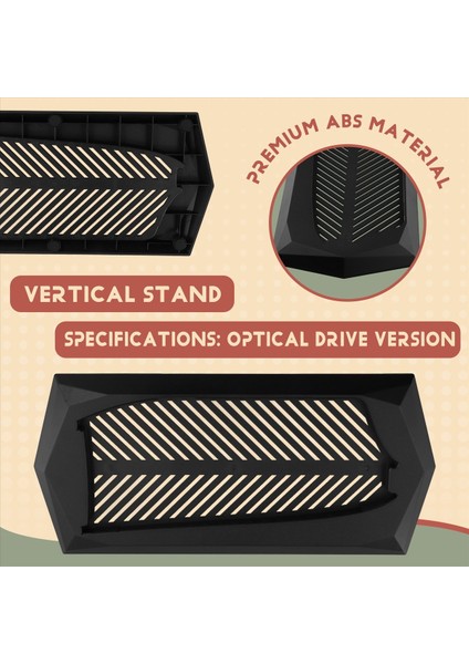 Playstation 5 Slim Optik Sürücü Sürümü Siyah Için Dikey Stand (Yurt Dışından) fırsatları