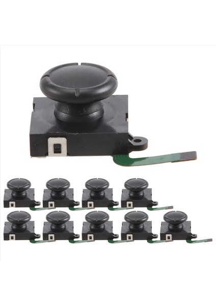 Nintendo Switch Için 10 Adet Yedek 3D Analog Salıncaklı Joystick (Yurt Dışından) modelleri