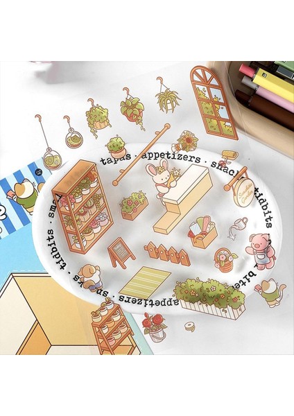 Kendin Yap 3D Ev Çıkartmaları, Sevimli Çizgi Film Sahnesi Çıkartmaları, Eğlenceli Kendin Yap Çıkartmaları (Yurt Dışından) fırsatları