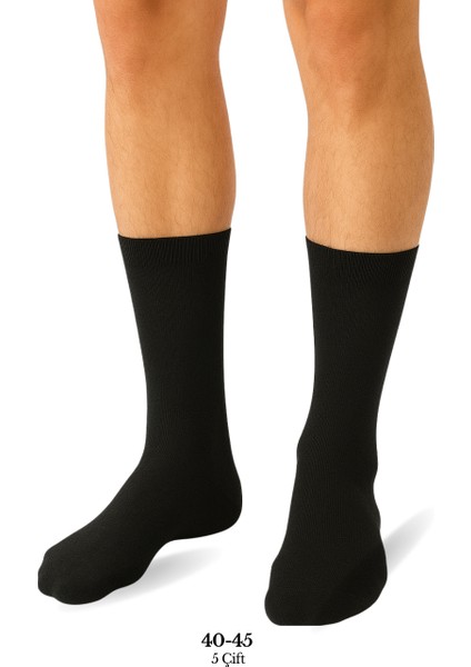 EzoWear Uzun 5'li Erkek Çorap Seti