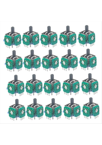 Switch Pro Oyun Kontrolcüsü Için 20 Adet 3D Analog Joystick Başparmak Çubuğu (Yurt Dışından)