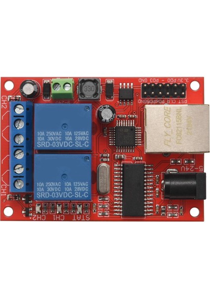 Lan Ethernet 2 Yönlü Anahtar Tcp/udp Denetleyici Modülü Web Sunucusu (Yurt Dışından)