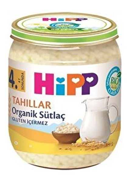 Organik Sütlaç 125 gr 0-6 Ay Bebekler İçin Gluten İçermeyen 6'lı Paket fırsatları