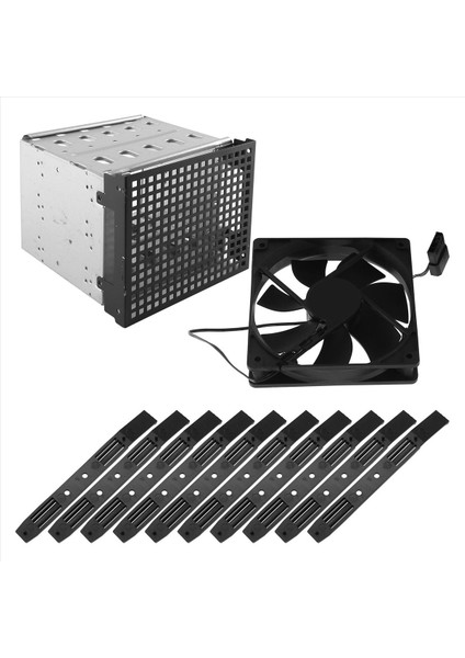 Kendin Yap Sabit Disk Kafesi Rafı 5,25 Inç - 5x 3,5 Inç 12 cm Fanlı (Yurt Dışından) fiyatları
