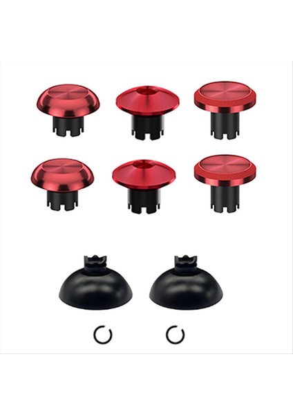 Ps5 Swıtch Pro/xbox/ps4/ps5/edge Kontrolcüsü Için Kırmızı Thumbstick'ler (Yurt Dışından)