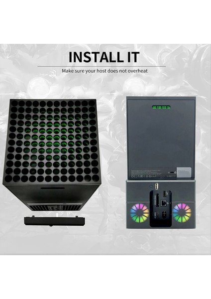 Xbox Series x Ana Bilgisayar Soğutma Fanı Fener Arka Fan Xsx Radyatörü (Yurt Dışından) fırsatları