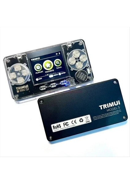 Trimui Model S Taşınabilir Oyun Makinesi 2 Inç IPS Ekran (Gümüş) (Yurt Dışından)