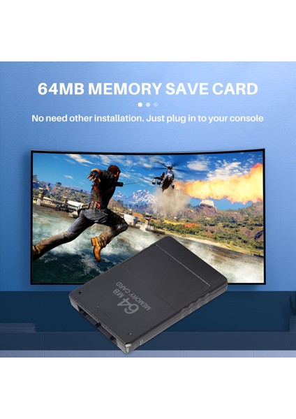Playstation 2 Ps2 Konsol Oyunu Için Yeni 64MB Bellek Kayıt Kartı (Yurt Dışından) fırsatları