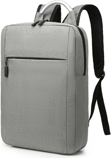 20L Iş Günlük Oxford Kumaş Sırt Çantası Erkek Çift Omuz Çantası Dizüstü Bilgisayar Taşıma Çantası - Açık Gri (Yurt Dışından)