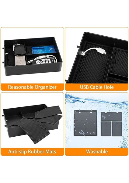 Rivian R1T R1S 2022 Için Orta Konsol Düzenleyici, Siyah (Yurt Dışından) fırsatları