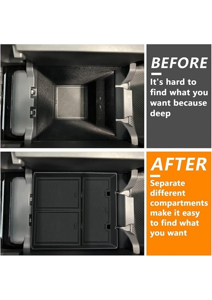 Rivian R1T R1S 2022 Için Orta Konsol Düzenleyici, Siyah (Yurt Dışından) indirimleri