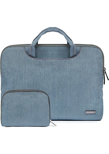 Lısen Iş Stili Taşıma Çantası 15,6 Inç Dizüstü Bilgisayarlar Için Taşınabilir Saklama Çantası Mini Çantalı - Bebek Mavisi (Yurt Dışından)