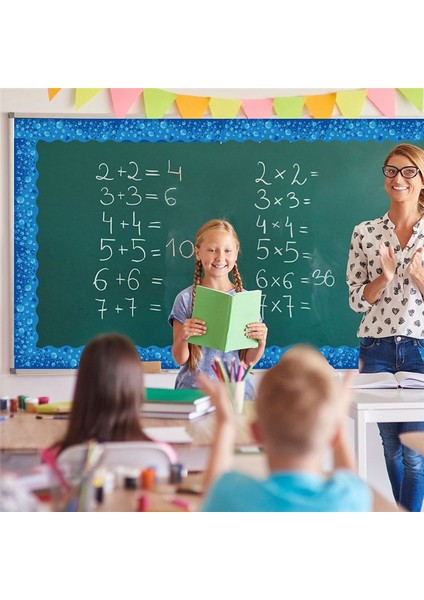 20M Mavi Pano Kenarlıkları Çıkartmalar Kabarcık Desenli Kara Tahta (Yurt Dışından) modelleri