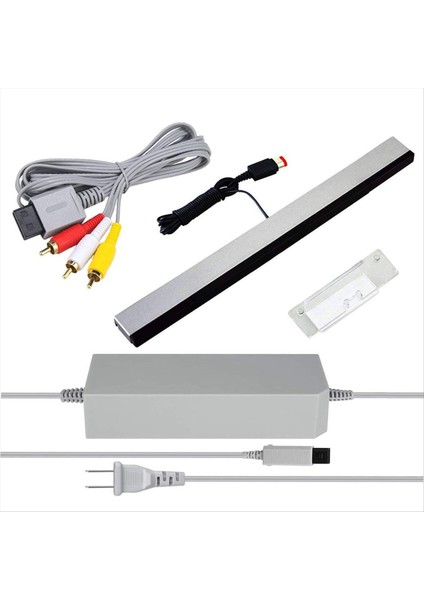 3'ü 1 Arada Kablolu Hareket Sensörü Çubuğu + Adaptör Kablosu + Wii Abd Fişi Için Kablo (Yurt Dışından) indirimleri