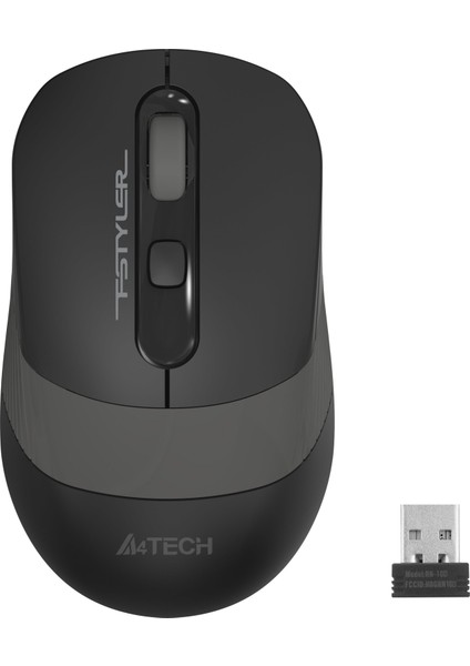 A4 Tech Fg10S Silent Gri Nano Kablosuz Optik 2000 Dpı Mouse (Sessiz)