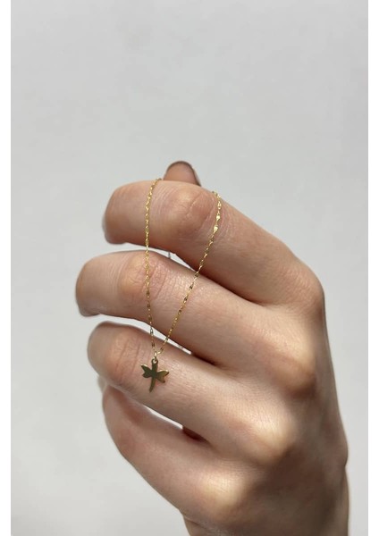 14 Ayar Altın Aynalı Zincir Mini Yusufçuk Kolye fiyatları