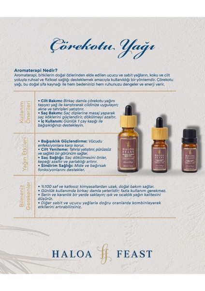 HALOA FEAST Çörek Otu Yağı - Black Seed Oil 10 ml 0,3fl.oz Akışlı Kapak fiyatları