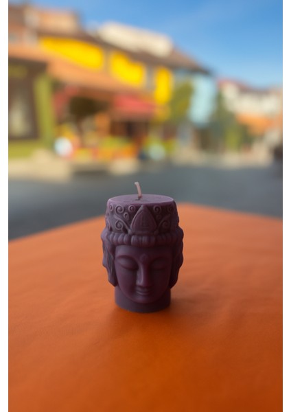 El Yapımı Buda Desenli Dekoratif Renk Çeşitli Yoga ve Hediyelik Mum fiyatları