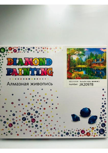 21X25 Çocuklar Için Boncuklu Taşlı Mozaik Elmas Boyama Goblen Pano Tablo Resim Boncuk Puzzle Diamond Painting fiyatları