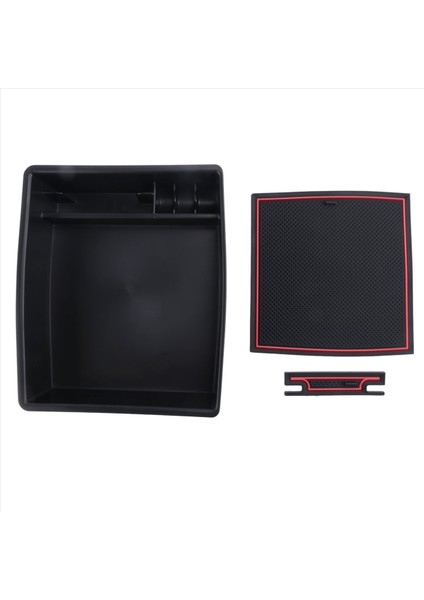 Toyota Tacoma 2024 Için Siyah ve Kırmızı Araç Kol Dayanağı Saklama Kutusu (Yurt Dışından)