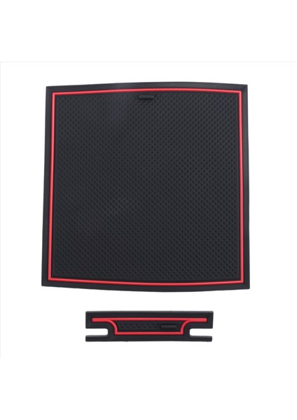 Toyota Tacoma 2024 Için Siyah ve Kırmızı Araç Kol Dayanağı Saklama Kutusu (Yurt Dışından) fırsatları