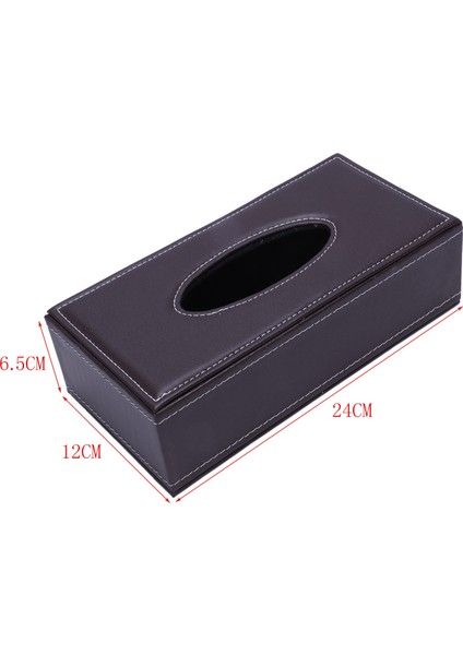 Taşınabilir Deri Dikdörtgen Mendil Kapaklı Kutu Kahverengi (Yurt Dışından) modelleri