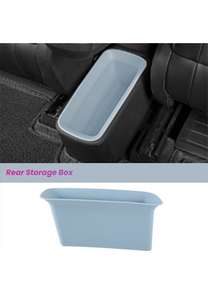 Byd Dolphin Mini/byd Seagull Için Açık Mavi Araç Arka Saklama Kutusu (Yurt Dışından) fırsatları