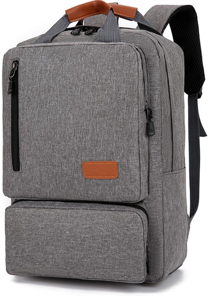 3 Parça Sırt Çantası Seti Kadın Erkek 14,5 Inç Dizüstü Bilgisayar Sırt Çantası Omuz Çantası Seyahat Okul Çalışması Için Küçük Cep - Gri (Yurt Dışından) modelleri