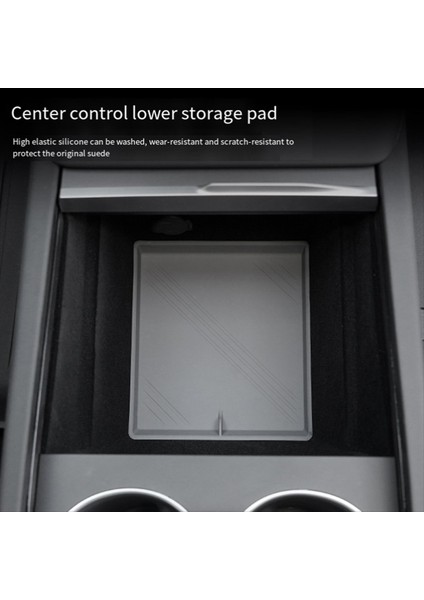 Tesla Model 3 23-24 Merkezi Kontrol Silikon Ped Saklama, Siyah (Yurt Dışından) fırsatları