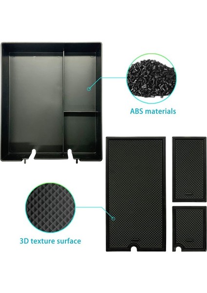 Rivian R1T R1S 22-23 Kol Dayanağı Saklama Kutusu Için Orta Konsol Düzenleyici (Yurt Dışından) modelleri