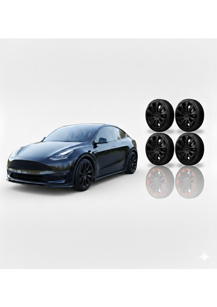 Tespx Tesla Uberturbine 20 Inc Jant Koruma Ürünü Özel Kesim Ppf'li 4 Jant