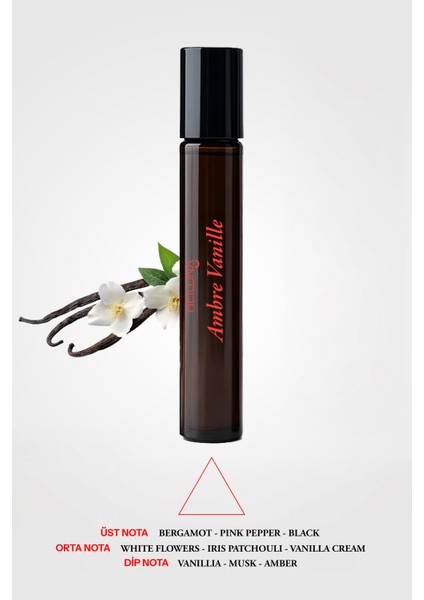Ambre Vanille Roll On Parfüm | Alkolsüz & Doğal İçerikli Unisex Kalıcı Koku fiyatları