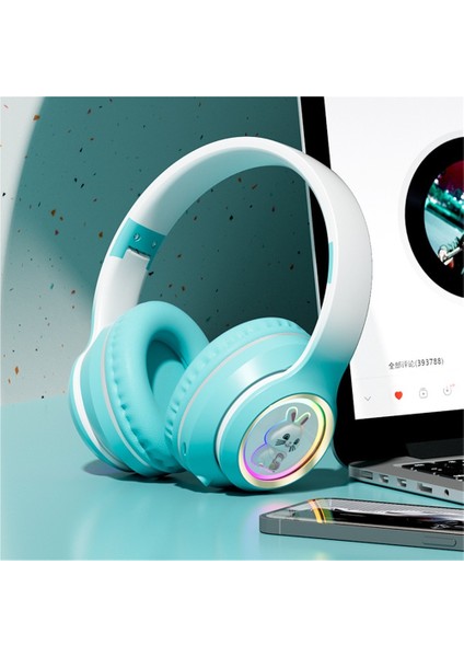 Yeni Işıklı Uzay Kapsülü Bluetooth Kulaklık Başa Takılan Yüksek Değerli Cep Telefonu Kablosuz Oyun Kulaklığı Evrensel (Yurt Dışından)