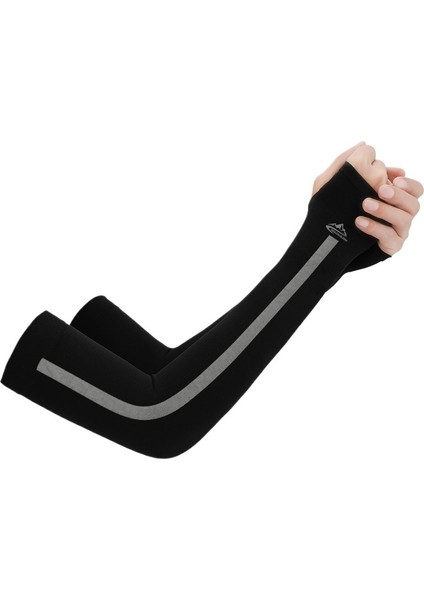 Açık Hava Güneş Koruma Buz Kollu Erkek ve Kadın Sürüş Balıkçılık Yol Bisikleti Spor Kol Koruyucuları Dikişsiz Buz Ipek Güneş Koruma Kollu Yaz (Yurt Dışından)