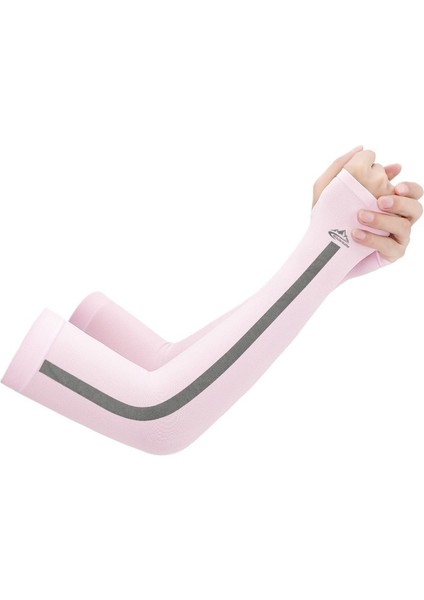 Açık Hava Güneş Koruma Buz Kollu Erkek ve Kadın Sürüş Balıkçılık Yol Bisikleti Spor Kol Koruyucuları Dikişsiz Buz Ipek Güneş Koruma Kollu Yaz (Yurt Dışından)