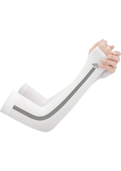 Açık Hava Güneş Koruma Buz Kollu Erkek ve Kadın Sürüş Balıkçılık Yol Bisikleti Spor Kol Koruyucuları Dikişsiz Buz Ipek Güneş Koruma Kollu Yaz (Yurt Dışından)