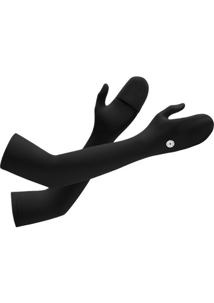 Yaz Terletmeyen Yeni Buz Ipek Kollu Kadın Açık Hava Güneş Koruması Nefes Alabilen Kaymaz Dokunmatik Ekran Anti-Ultraviyole Buz Kollu Eldiven (Yurt Dışından)