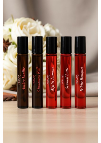 Ambre Vanille Roll On Parfüm | Alkolsüz & Doğal İçerikli Unisex Kalıcı Koku