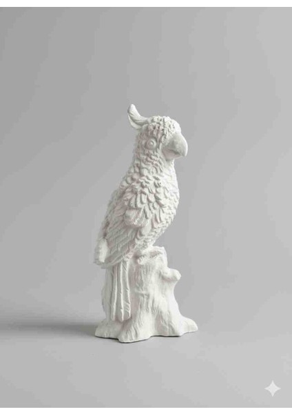 Dekoratif Yavru Papağan Heykelciği