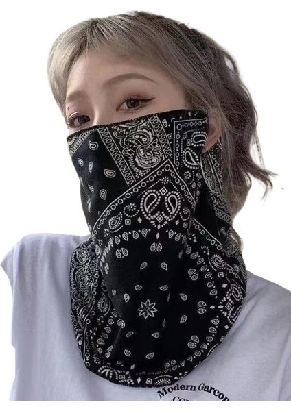 Güneş Koruyucu Maske Boyun Koruma Entegre Erkek ve Kadın Buz Ipek Peçe Bisiklet Seyahat Açık Hava Örtüsü Boyun Örtüsü Tam Yüz Anti-Ultraviyole (Yurt Dışından) fiyatları