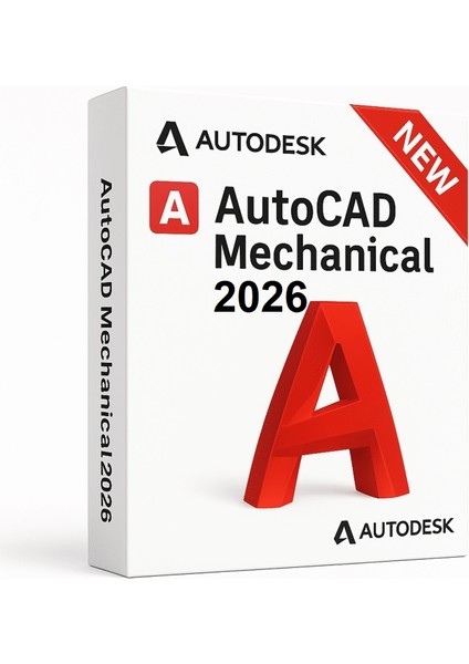 AutoCAD Mechanical 2026 (Windows) - 1 PC 2 Yıl Autodesk Key + Kurulum Hizmeti