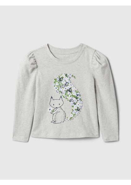 Kız Bebek Gri Mix & Match T-Shirt modelleri