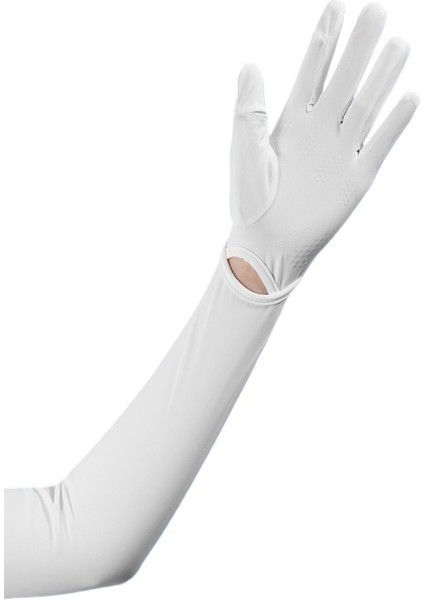 Güneş Koruma Kollu Buz Kollu Yaz Erkek ve Kadın Buz Kollu Yaz Gevşek Uzun Parmaklı Buz Ipek Serin Güneş Koruma Eldivenleri (Yurt Dışından)