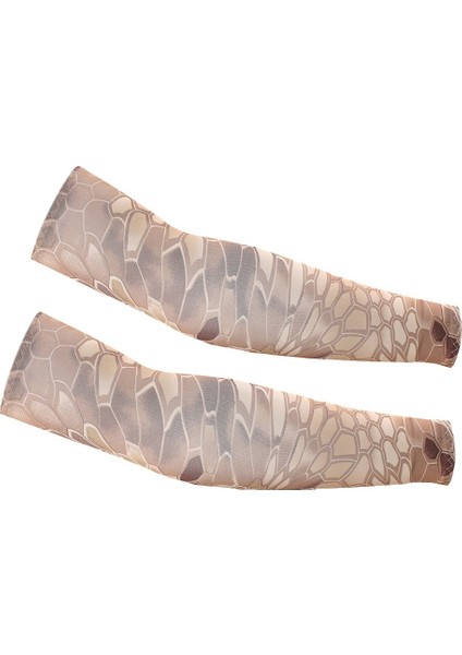 Yaz Güneşli Gün Bisiklet Buz Ipek Kollu Yaz Açık Hava Güneş Koruma Kol Koruyucu Süt Ipek Malzeme Nefes Alabilir Ter Emici Cilt Dostu Balıkçılık (Yurt Dışından)